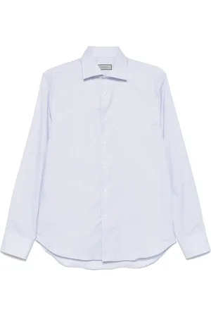 CANALI Mini-check shirt