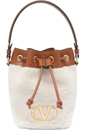 VALENTINO GARAVANI Shearling bucket bag