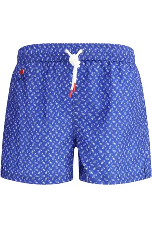 Kiton Paisley-print swim shorts