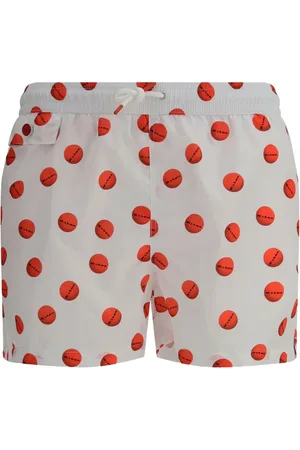 Kiton Logo-print swim shorts
