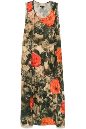 R13 Floral-print midi dress
