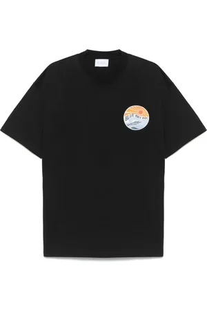 BLUE SKY INN Great Wave-patch T-shirt