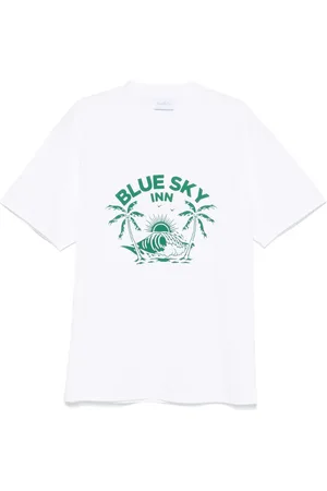 BLUE SKY INN Green Wave T-shirt
