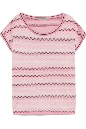 D.EXTERIOR Patterned-jacquard top
