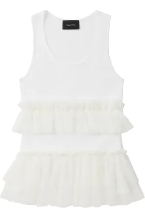 Simone Rocha Ruflled detailing tank top