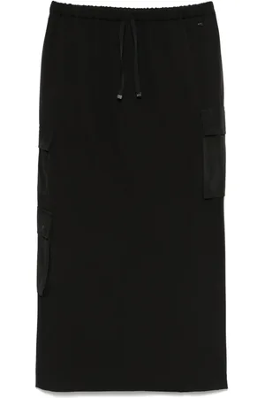 HERNO Drawstring midi skirt