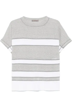 D.EXTERIOR Striped T-shirt