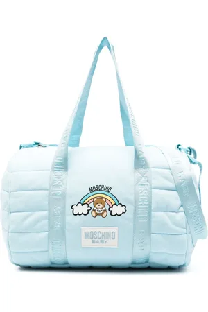 Moschino Logo-patch changing bag