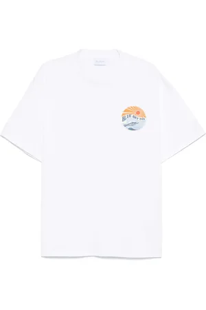 BLUE SKY INN Great Wave-patch T-shirt