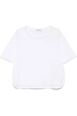 LE TRICOT PERUGIA Bead-embellished T-shirt