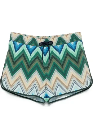 Missoni Zigzag-print swim shorts