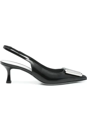 ROBERTO FESTA 50mm leather pumps