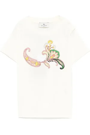 Etro Paisley-embroidered T-shirt