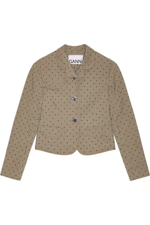 Ganni Polka dot-print blazer