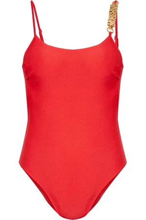 Moschino Logo-lettering swimsuit