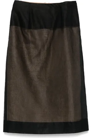 Carven Layered midi skirt