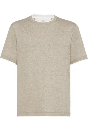 Brunello Cucinelli Faux-layering t-shirt