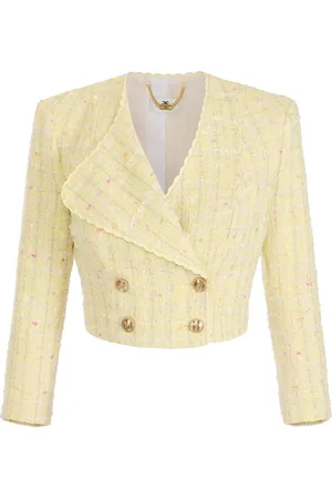 Elisabetta Franchi Lurex blazer