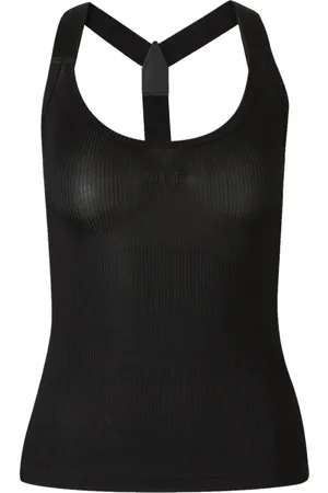 OFF-WHITE Logo-appliqué racerbank tank top