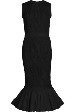 Patou Smocked midi dress