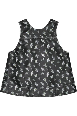 Ganni Floral-print top