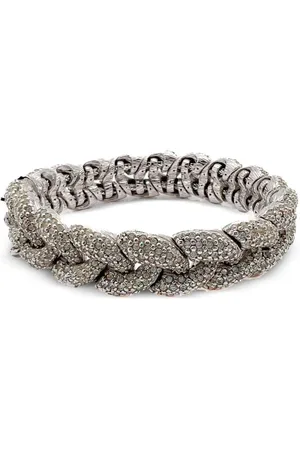 JENNIFER GIBSON JEWELLERY 1980s pre-owned Ciner crystal-embellished bracelet