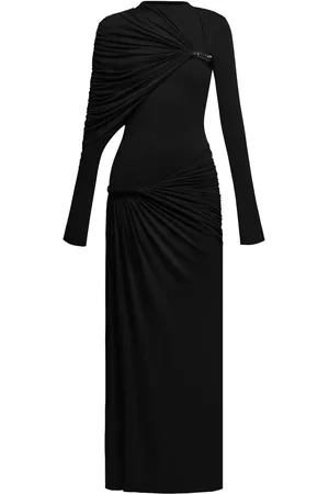 CHATS BY C.DAM Draped-detail dress