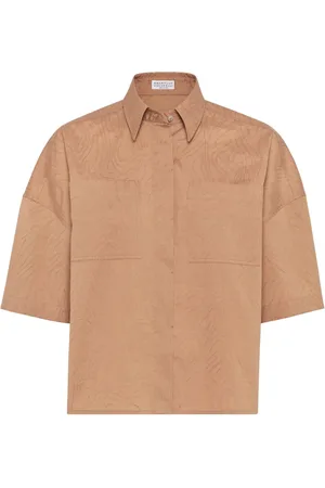 Brunello Cucinelli Jacquard poplin shirt