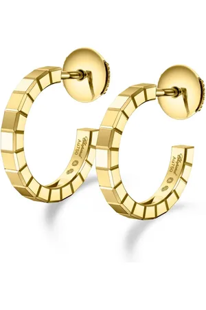 Chopard 18kt yellow Ice Cube earrings