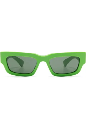 Gucci Rectangular-frame sunglasses