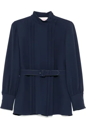VALENTINO GARAVANI Cady belted blouse