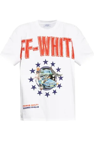 OFF-WHITE Logo-graphic-print cotton t-shirt