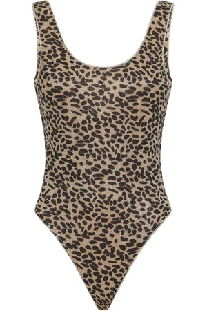 Oseree Leopard-print swimsuit