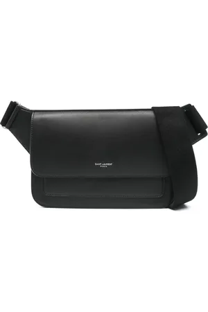 Saint Laurent Logo-stamp leather belt bag