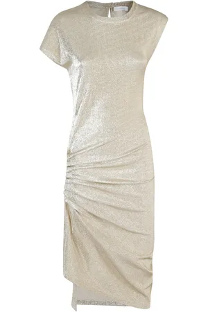 Paco rabanne Gathered-detail midi dress