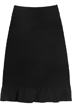 Jil Sander Crinkled A-line midi skirt