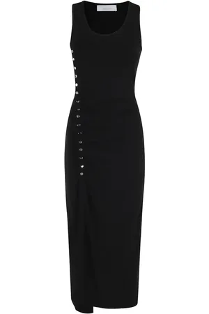 Paco rabanne Stud-detail midi dress