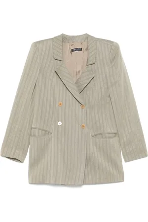 Giorgio Armani 1980s striped blazer