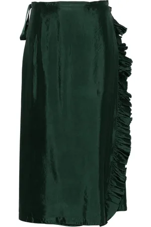 Aspesi Wrap-design midi skirt