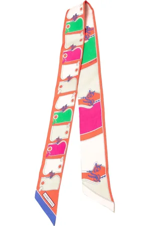 Hermès 20th Century Camalis Silk Twilly Scarf scarves