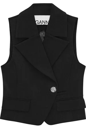 Ganni Double-breasted waistcoat