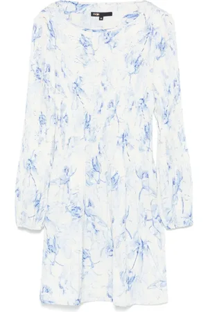 Maje Plissé-detailed mini dress