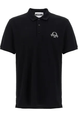 Moschino Logo-embroidered polo shirt