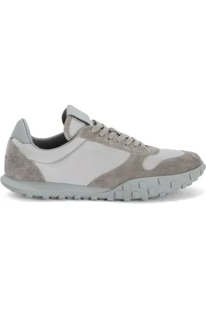 Jil Sander Suede-panelled sneakers
