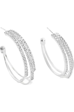 Hzmer Jewelry Rhinestone-embellished earrings