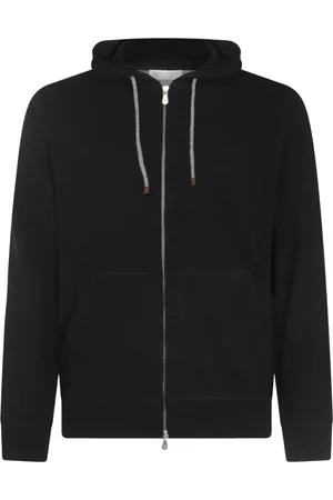 Brunello Cucinelli Zip-up wool hoodie