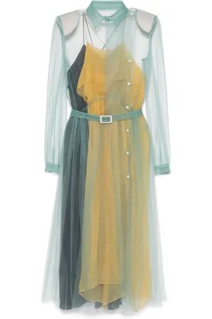 Maison Margiela Sheer layered midi dress
