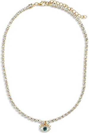 Hzmer Jewelry Rhinestone-embellished necklace
