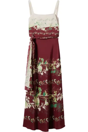 La DoubleJ Slip-around midi dress