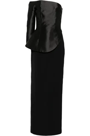Bazza Alzouman Crepe gown